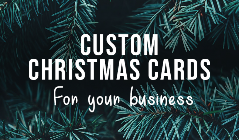 Custom christmas cards for your clients